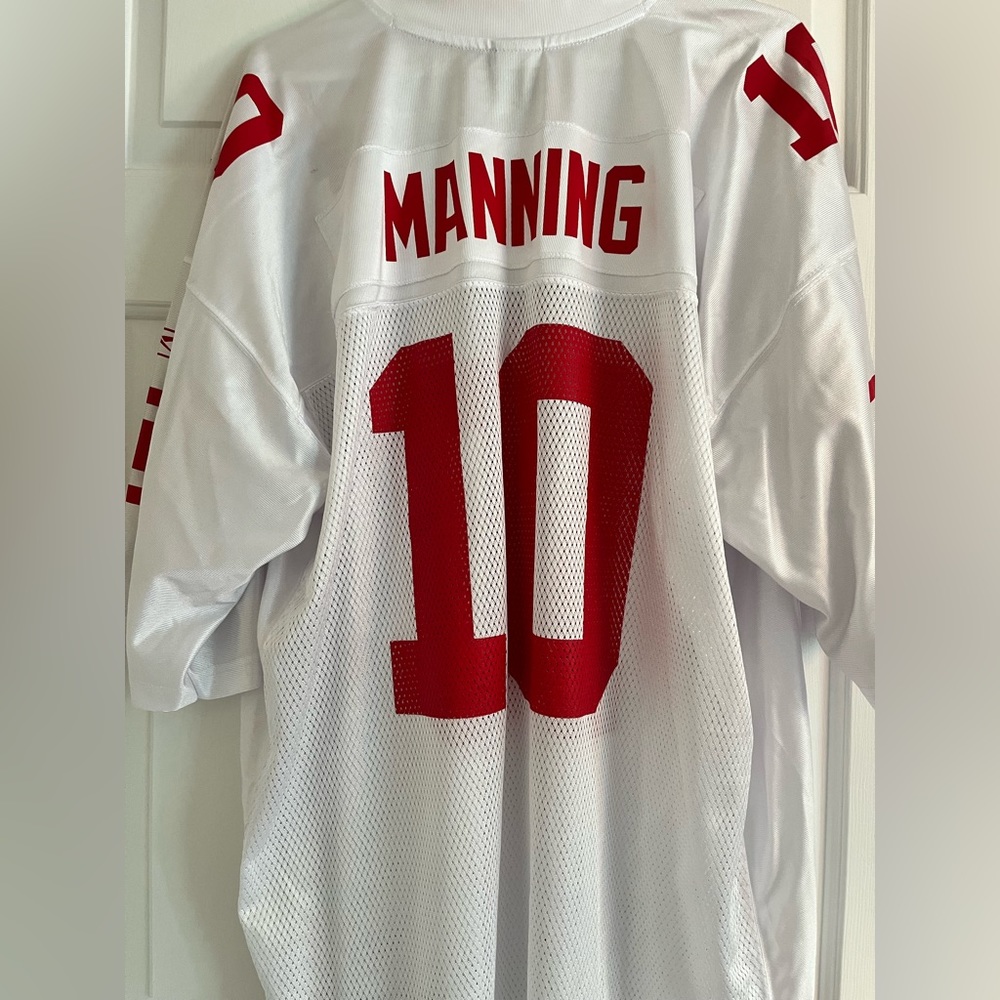 Reebok, NYGiants Manning #10 42nd Superbowl Jersey.